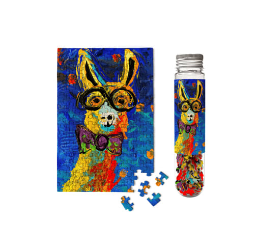 MicroPuzzles Lively Louis Llama 150-Piece Jigsaw Puzzle