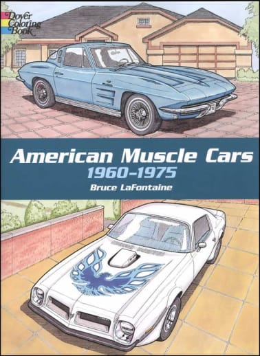 American Muscle Cars Coloring Book