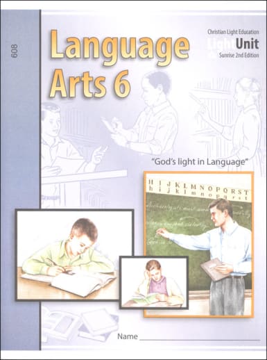 Language Arts LightUnit 608 Sunrise 2nd Edition