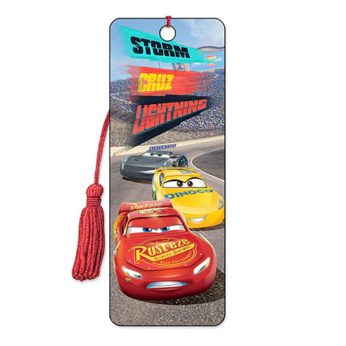 Disney Cars 3 Race 3D Bookmark