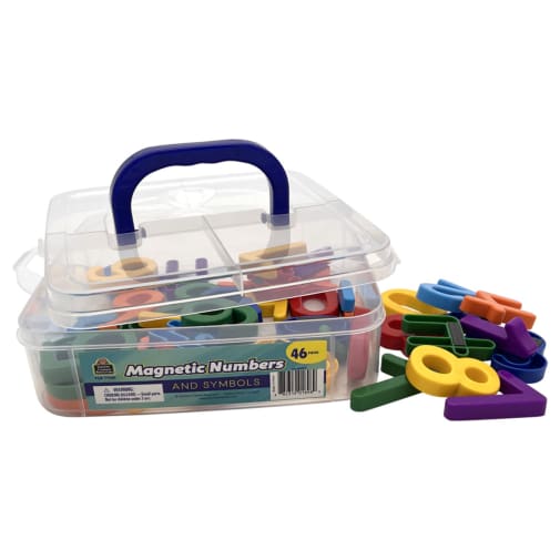 Magnetic Letters - Numbers and Symbols (46 piece)