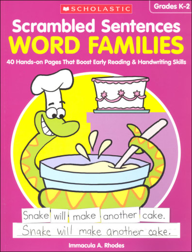 Scrambled Sentences: Word Families