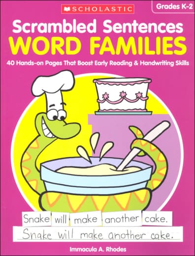 Scrambled Sentences: Word Families