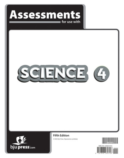 Science 4 Assessments 5th Edition