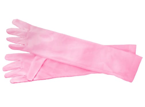 Little Adventures Pink Princess Gloves Dress Up Accessory