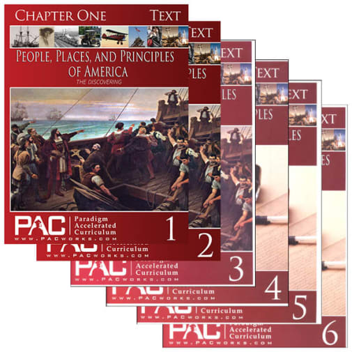 People, Places & Principles America Text Package Year 1 (Chapters 1-6)