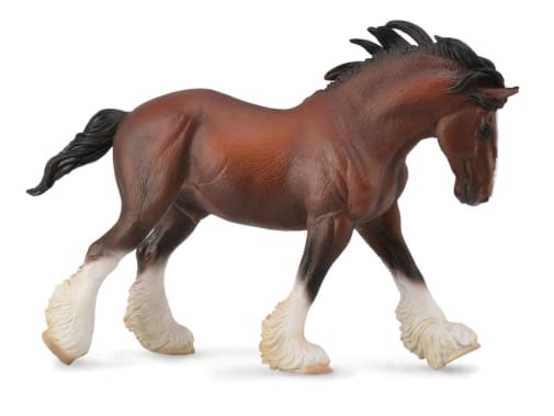 Breyer Bay Clydesdale Stallion (CollectA Collection)