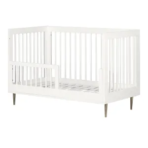 Baby Crib and Toddler Rail Set