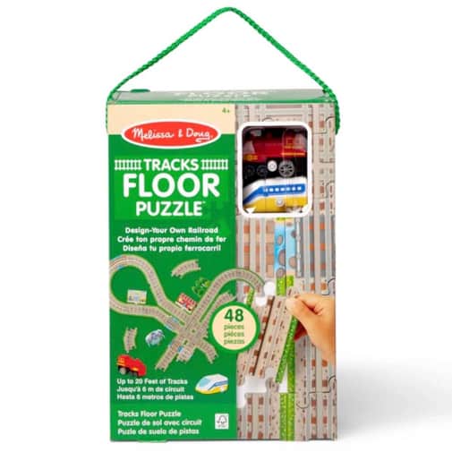 Melissa & Doug Design Your Own Railroad Floor Puzzle