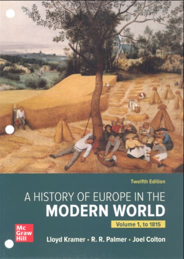 History of Europe in the Modern World Volume One