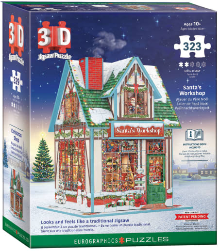 Eurographics Santa's Workshop 3D Puzzle