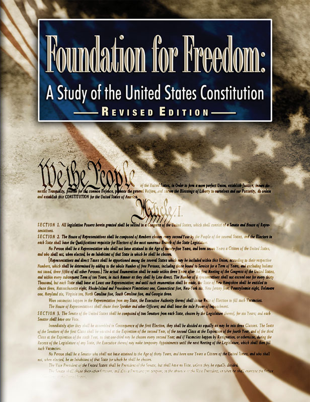 Foundation for Freedom: A Study of the United States Constitution--Workbook, Revised Edition