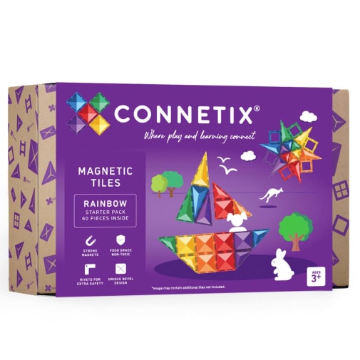 Connetix Rainbow Starter Pack (60 pieces)