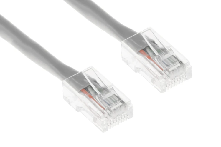 14ft Gray Non-Booted CAT6 Ethernet Patch Cable