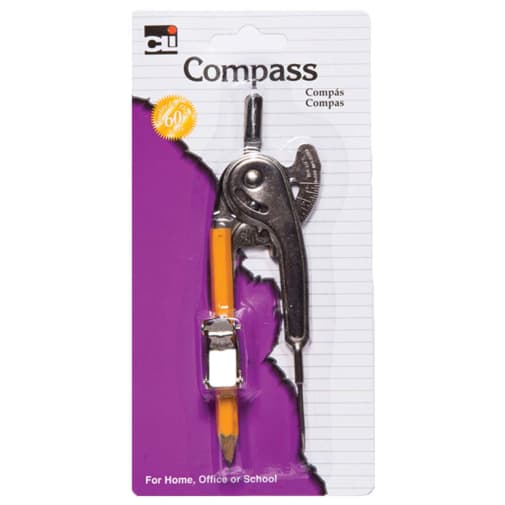 Compass - Metal with English & Metric Measurements