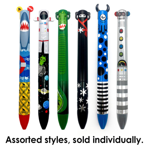 Metallic 2 Color Click Pen (assorted style)