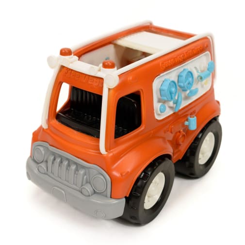 Green Toys Plastic Toggle & Turn Fire Truck