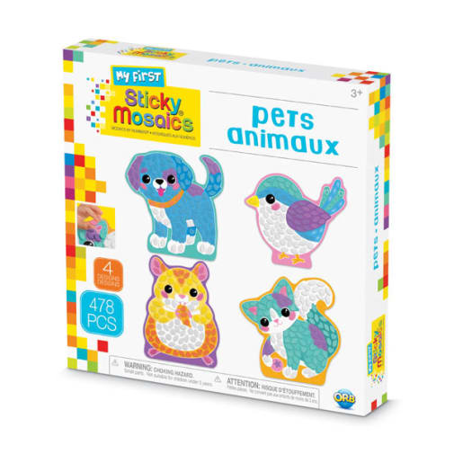 My First Sticky Mosaics Pets