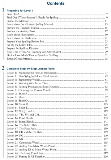 All About Spelling Level 1 Teacher's Manual (Color Edition)