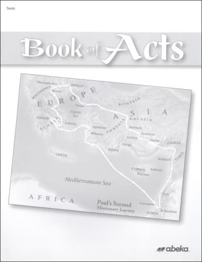 Abeka Book of Acts Test Book