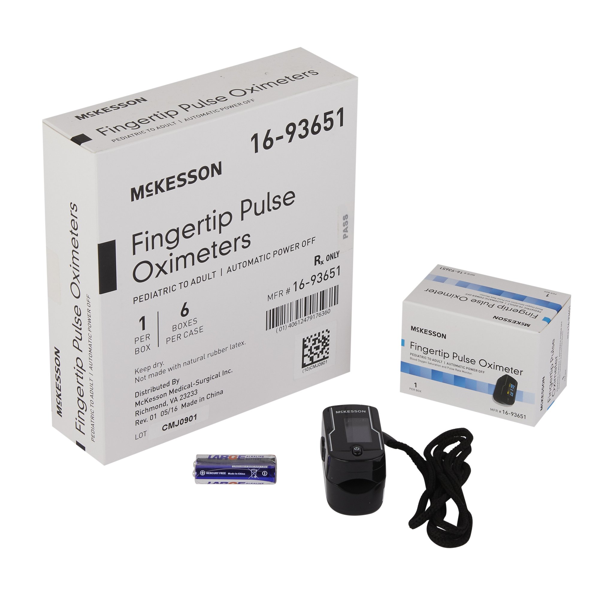 McKesson Finger Pulse Oximeter MK 699689
