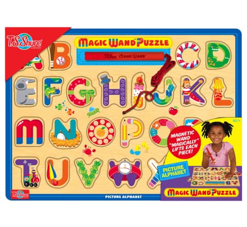 Magic Wand Wooden Magnetic Puzzle - Alphabet