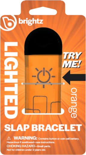 Lighted Slap Bracelet - Orange
