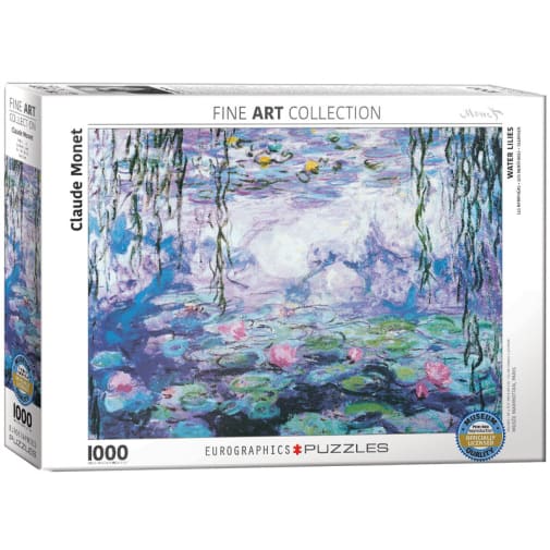 Eurographics Waterlilies (Monet) 1000-piece Jigsaw Puzzle