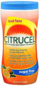 Citrucel Methylcellulose Fiber Sugar-Free Orange Flavor Powder MK 695166