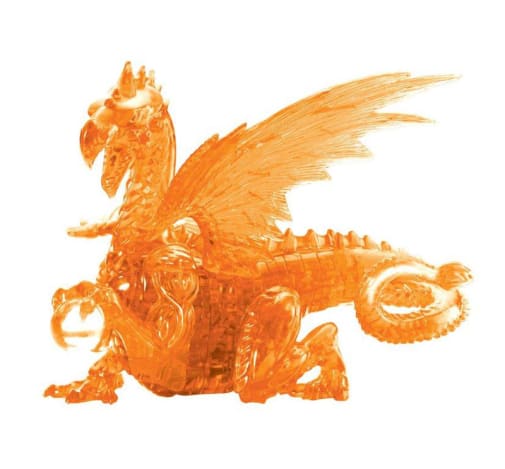 Deluxe 3D Crystal Puzzle - Orange Dragon