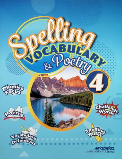 Abeka Spelling, Vocabulary, and Poetry 4 Student - Revised