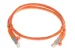 Cat6 Shielded Ethernet Patch Cable, Half-moon Boot, 2 ft, Orange