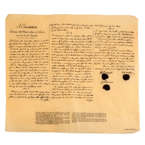 Louisiana Purchase Historical Document
