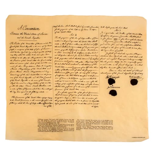 Louisiana Purchase Historical Document