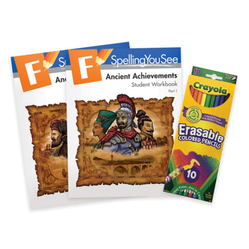 Spelling You See Level F: Ancient Achievements Student Pack (old edition)