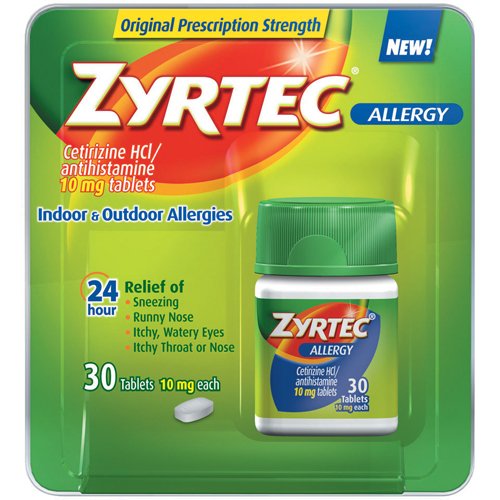 Zyrtec Cetirizine Allergy Relief MK 954380