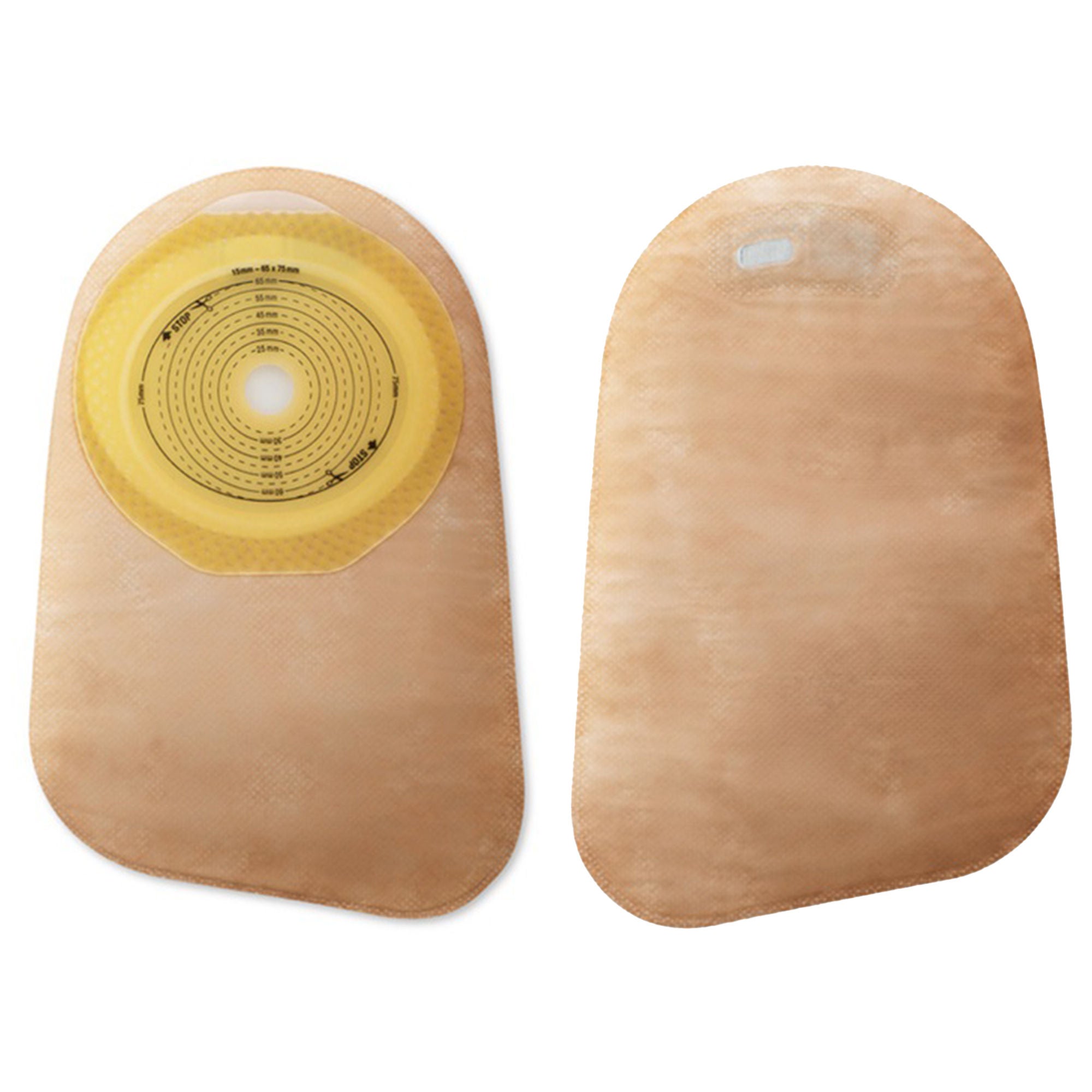 Premier 82325 One-Piece Beige Colostomy Pouch, Pre-cut to Fit 25 mm Stomas MK 495233