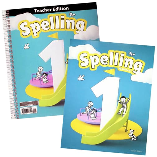 BJU Press Spelling 1 Home School Kit 4th Edition
