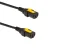 AC Power Cord, C13 to C14, 18 AWG, 4 Ft, Black, V-Lock