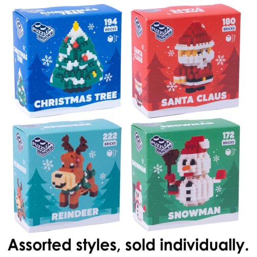 Festive Mini Puzzle Bricks (Assorted Style)