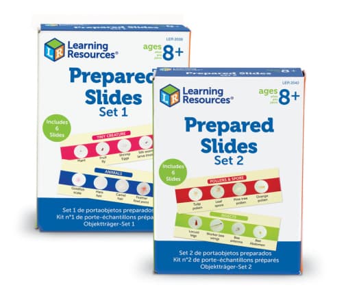 Learning Resources Big Screen Microscope Prepared Slides