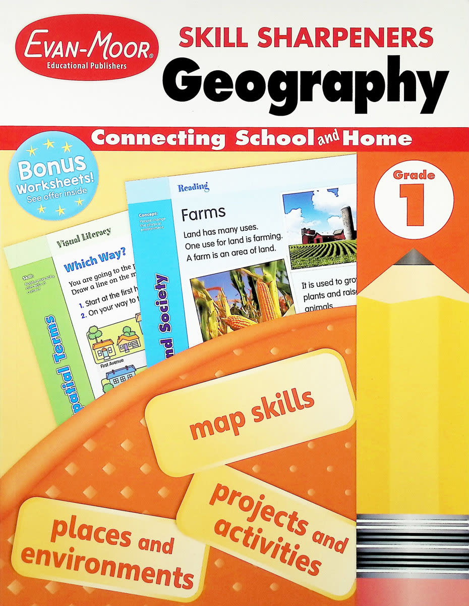 Skill Sharpeners: Geography, Grade 1