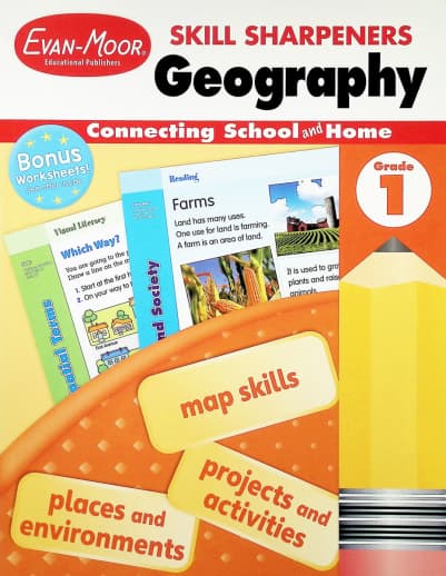 Skill Sharpeners: Geography - Grade 1