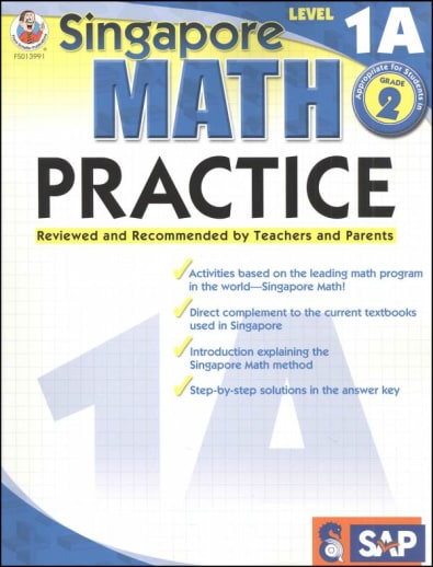 Singapore Math Practice 1A