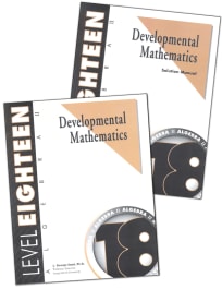 Developmental Math Level 12 Developmental Math Level 18 Teacher & Student