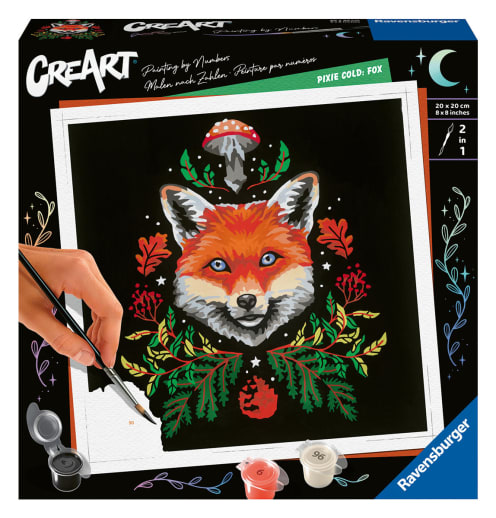 Ravensburger CreArt Pixie Cold: Fox (8x8)