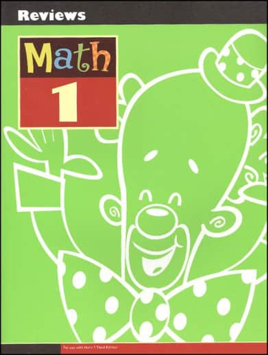 BJU Press Math 1 Review Worktext 3rd Edition