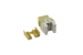 Cat6 RJ45 110 Type 180° Keystone Jack, Ivory