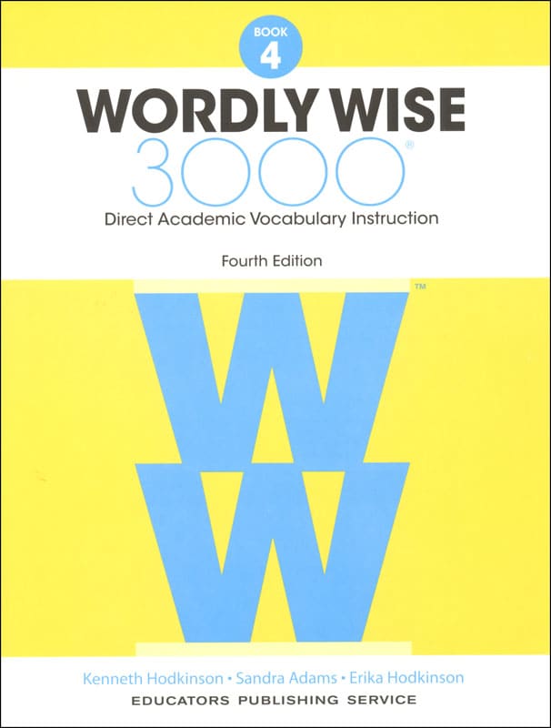 Wordly Wise 3000 Book 4, 4th Edition