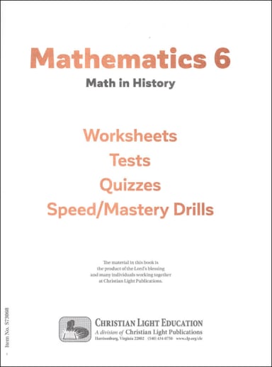 Mathematics Grade 6 Student Material